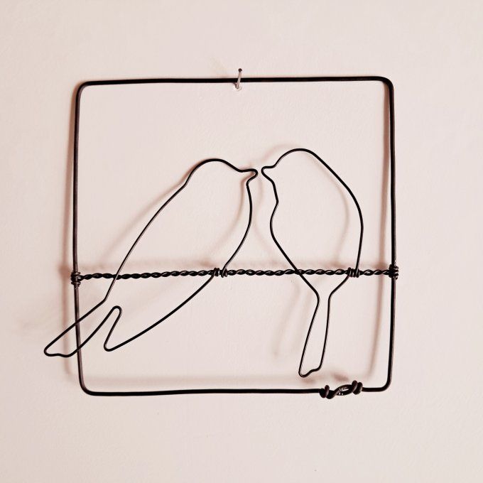 Cadre "deux oiseaux"