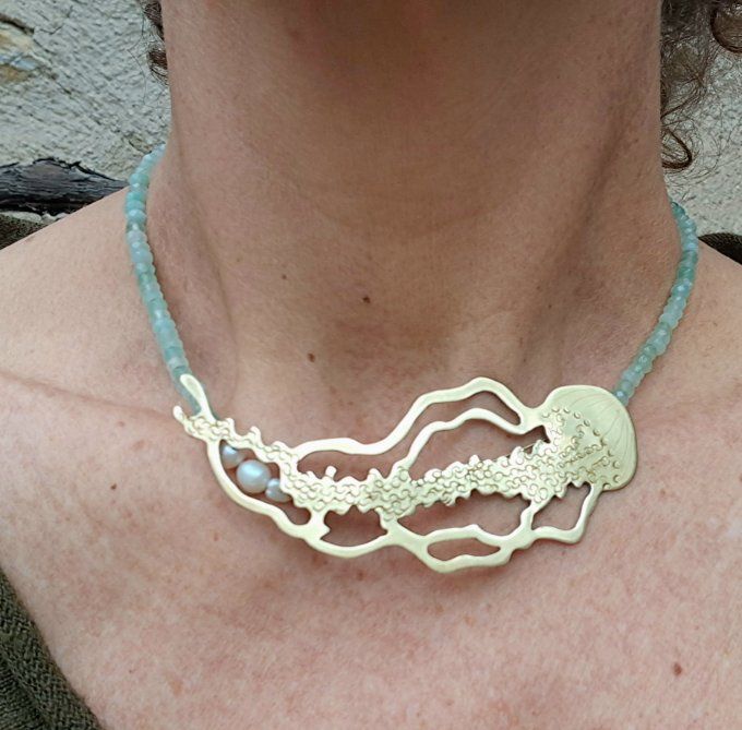 Collier méduse 