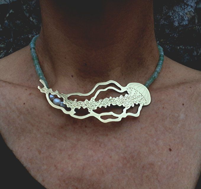 Collier méduse 