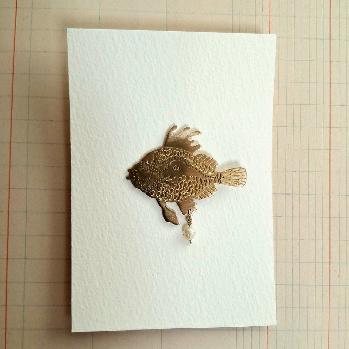 Broche Saint-pierre en laiton 