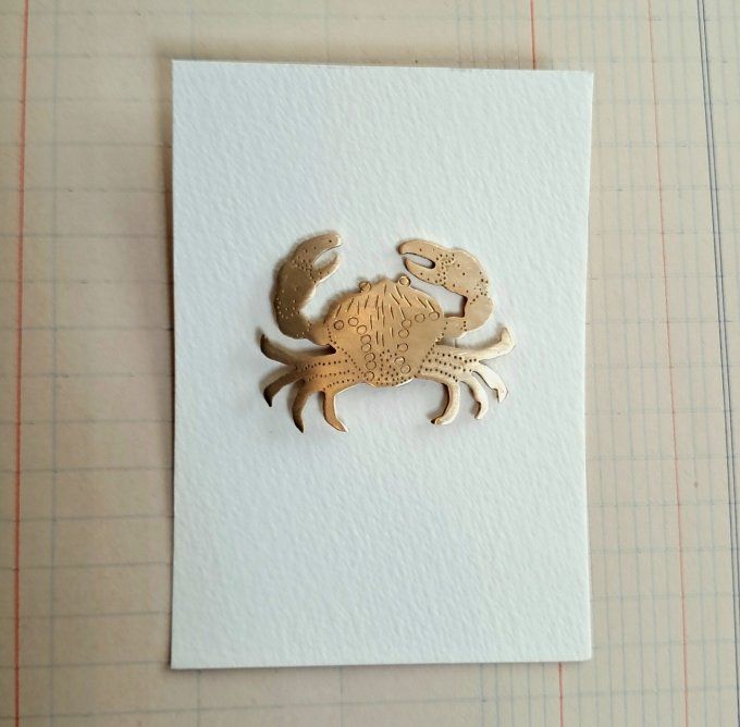 Broche crabe