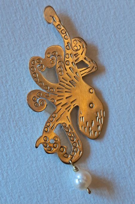 Broche pieuvre 