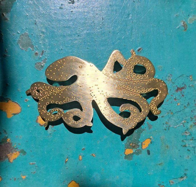 Barrette pieuvre 