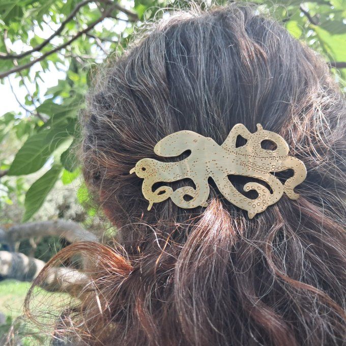 Barrette pieuvre 
